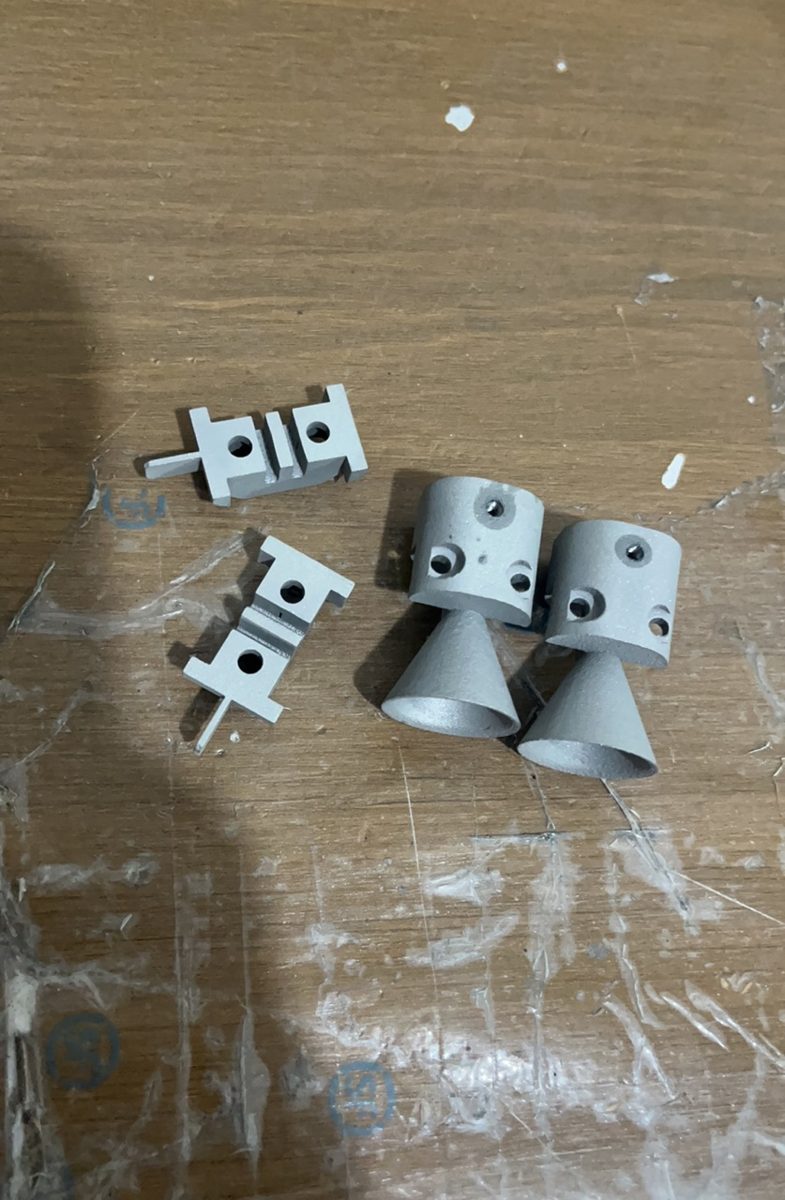 3D printed aluminium parts