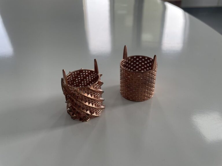 Copper alloy coils – SLM metal 3D printing