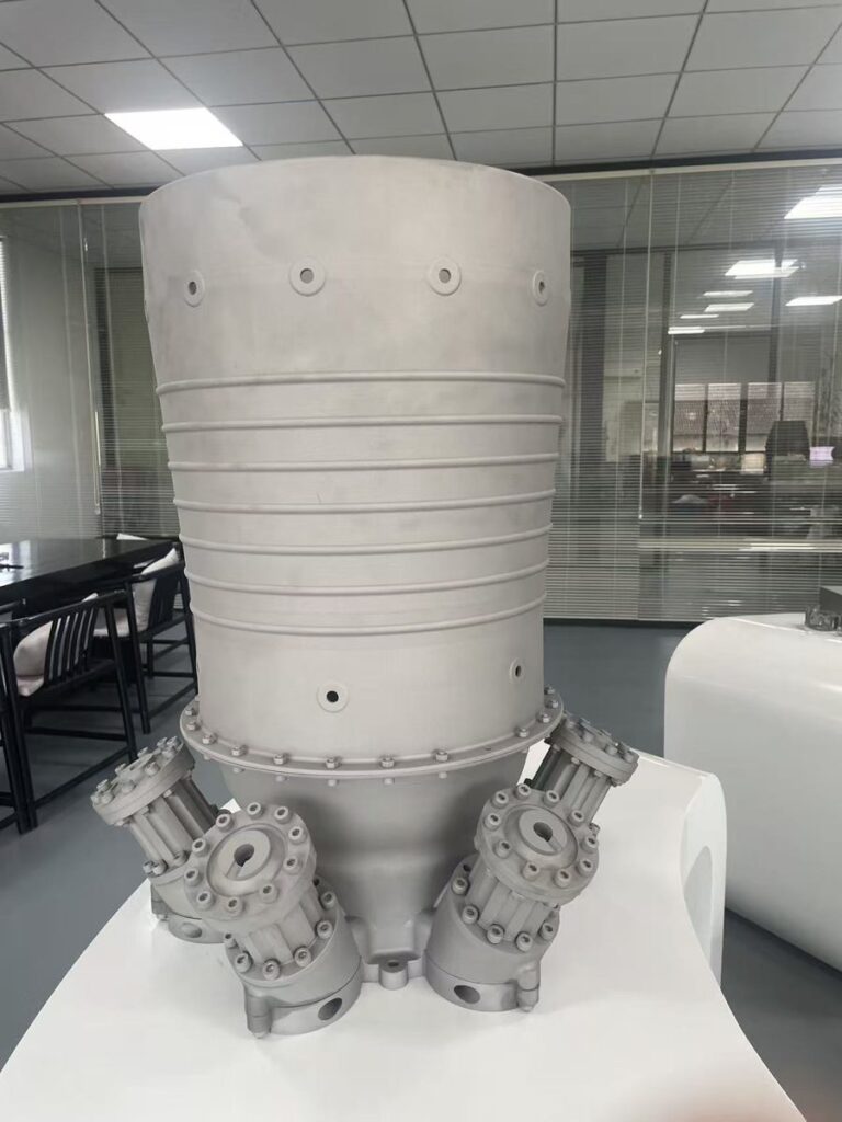 Large housing with flanges – SLM metal 3D printing